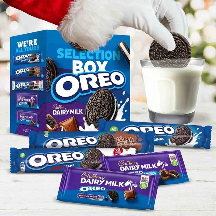 Oreo Dairy Milk Chocolate & Oreo Biscuits Selection Box 681g - Image 4